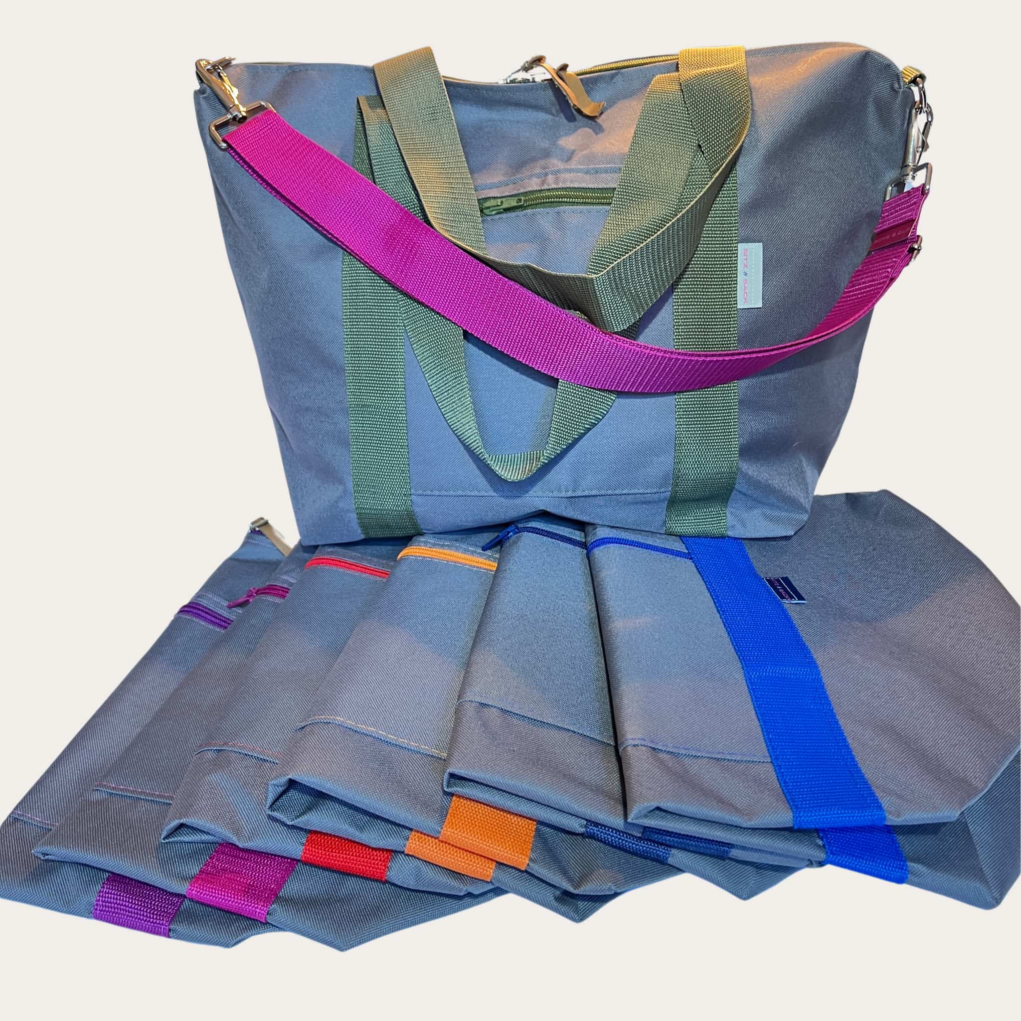 Handbag in grau