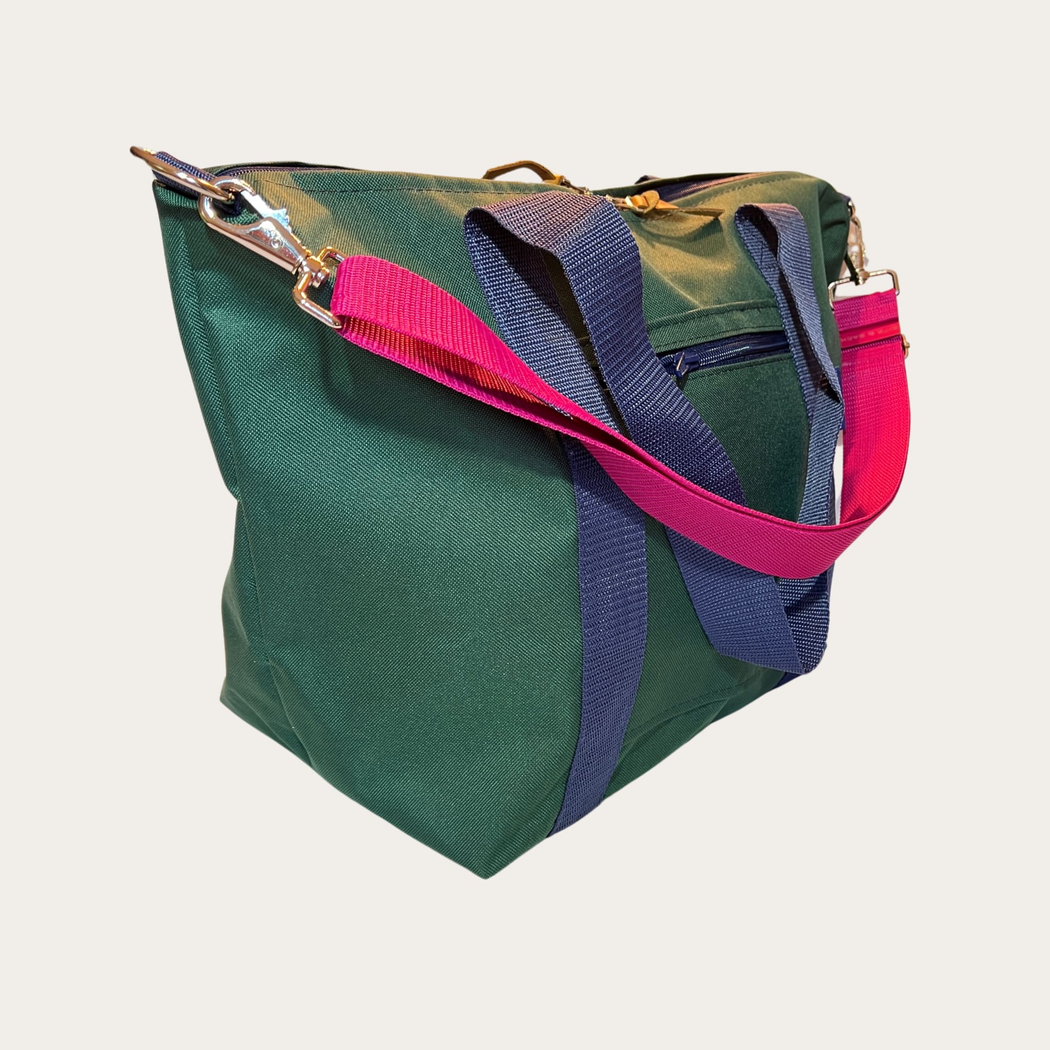 Handbag in dk.grün