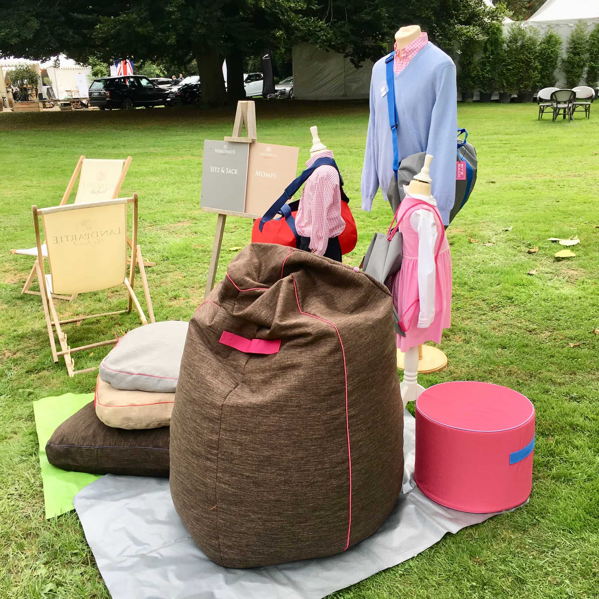 Sitzsack aus Möbelstoff