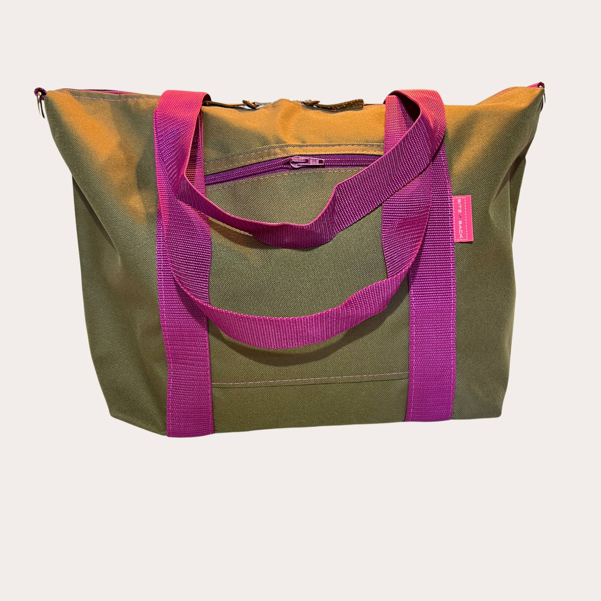 Handbag in oliv