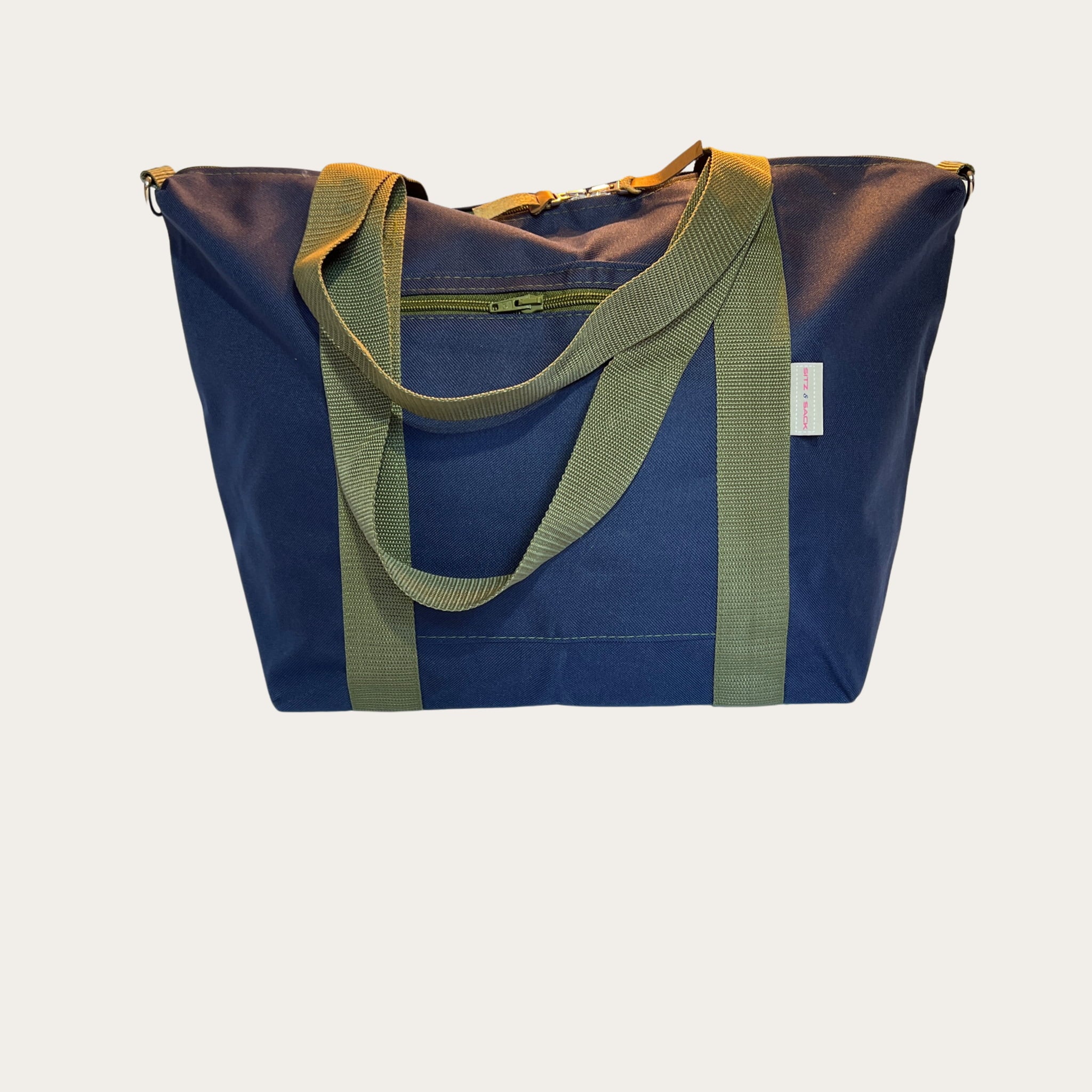 Handbag in dk.blau